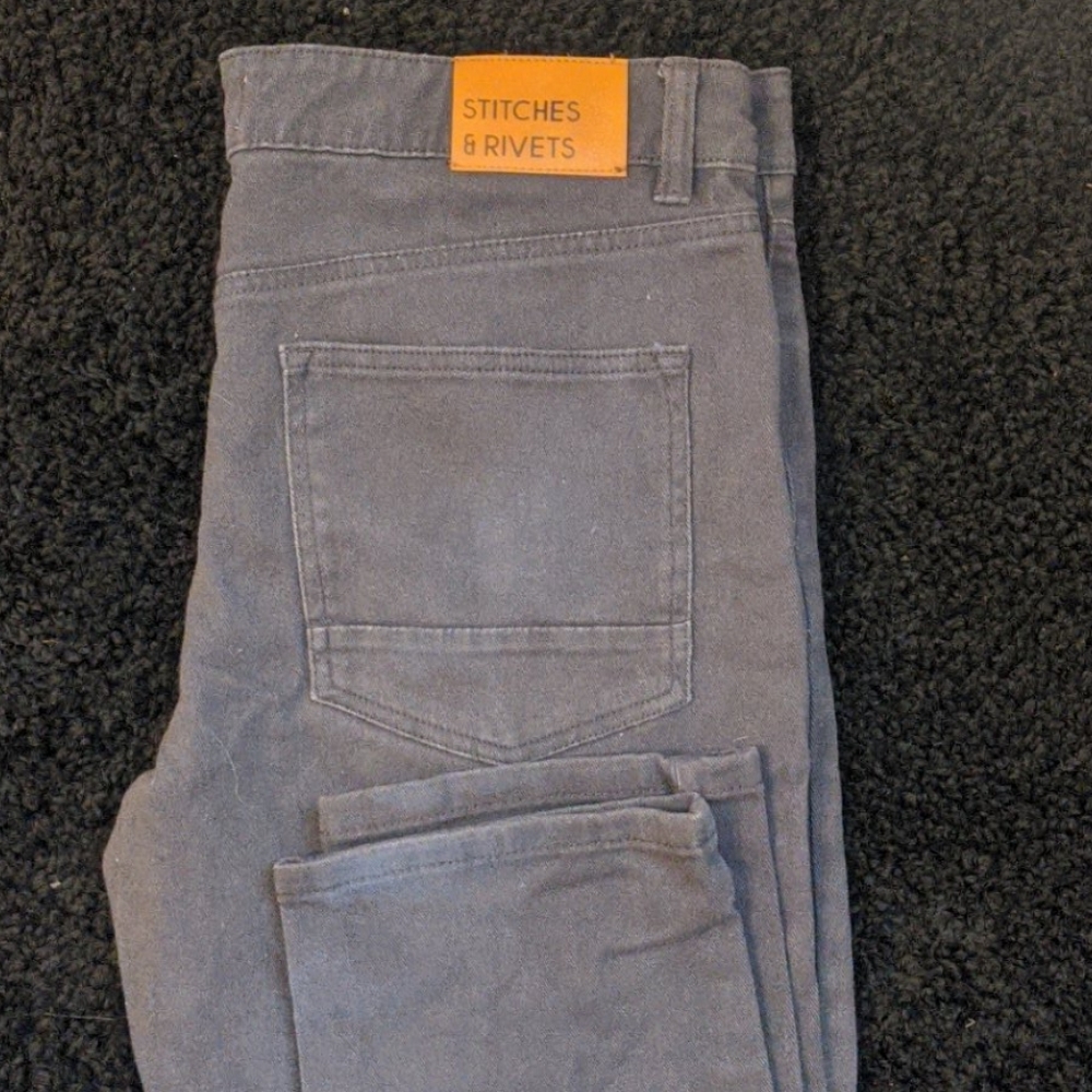 Washed out grey pants